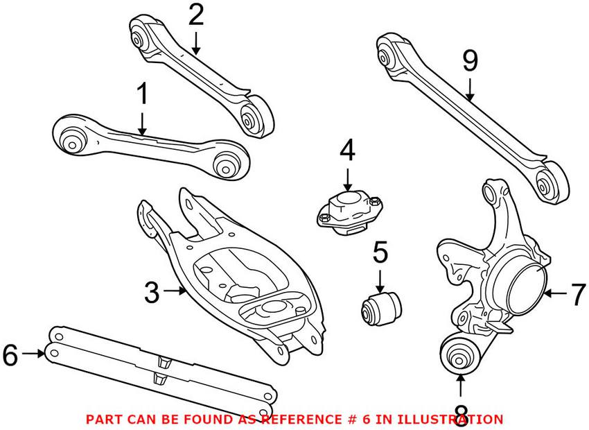 BMW Trailing Arm - Rear 33326763477