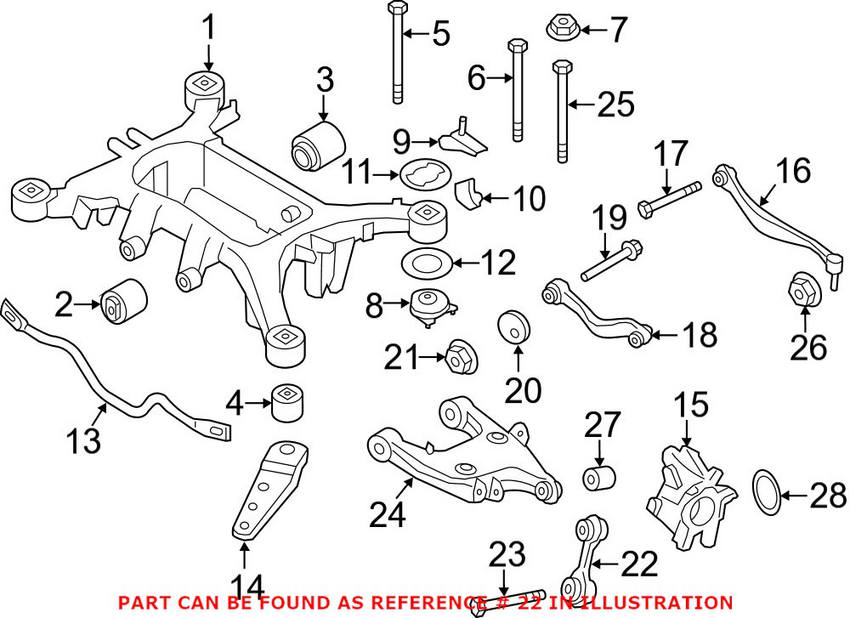 BMW Control Arm Link - Rear 33326775683