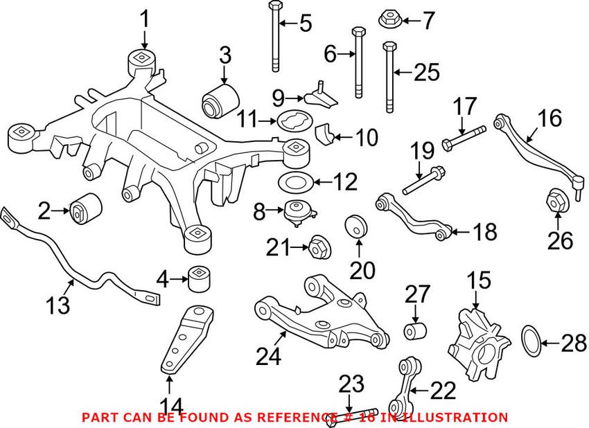 BMW Control Arm Link - Rear Upper 33326775902