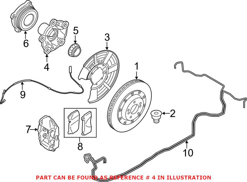 BMW Wheel Hub - Rear 33402283220