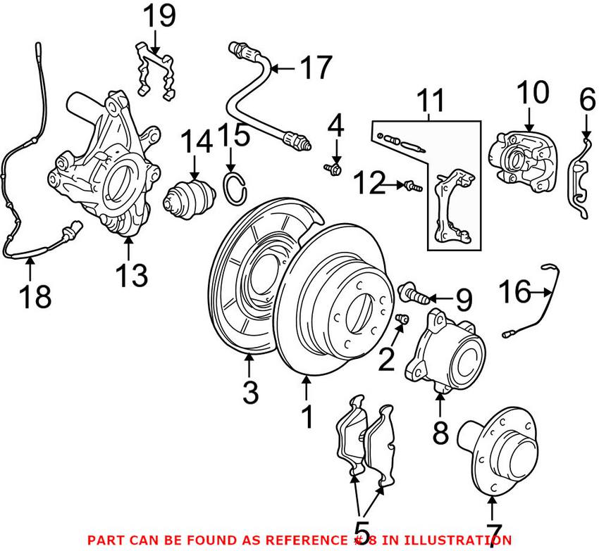 BMW Wheel Bearing - Rear 33411095652