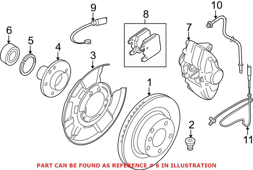 BMW Wheel Bearing - Rear 33416792361