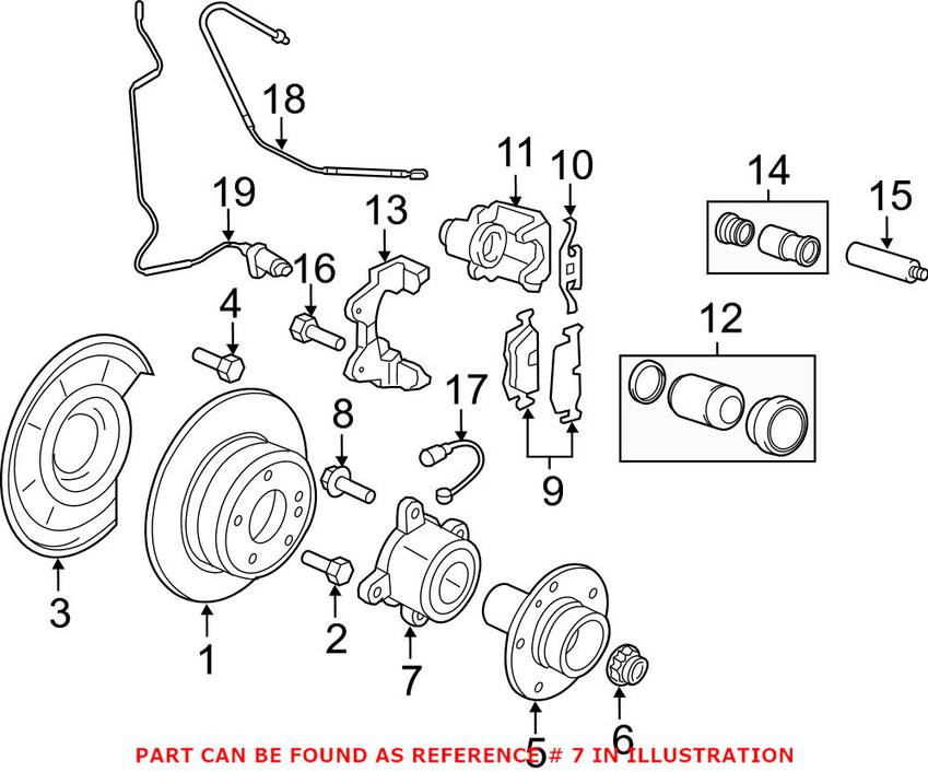 BMW Wheel Bearing - Rear 33416795961