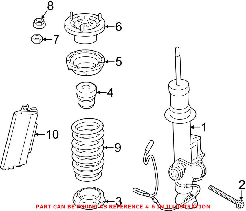 BMW Shock Mount - Rear 33506776140