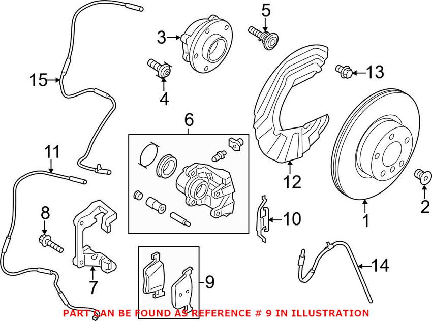 BMW Disc Brake Pad Set - Front 34106859182