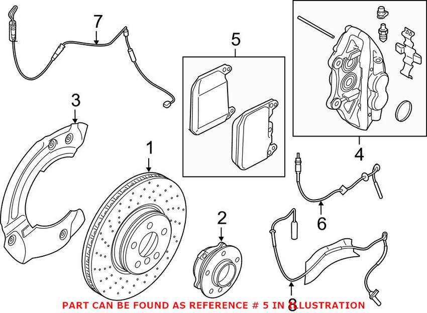 BMW Disc Brake Pad Set - Front 34106872334