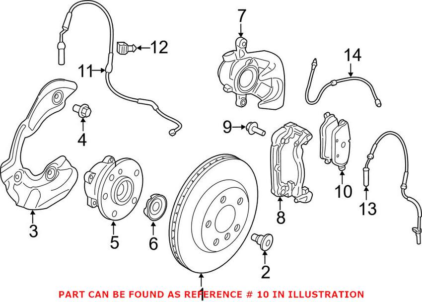 BMW Disc Brake Pad Set - Front 34106884267