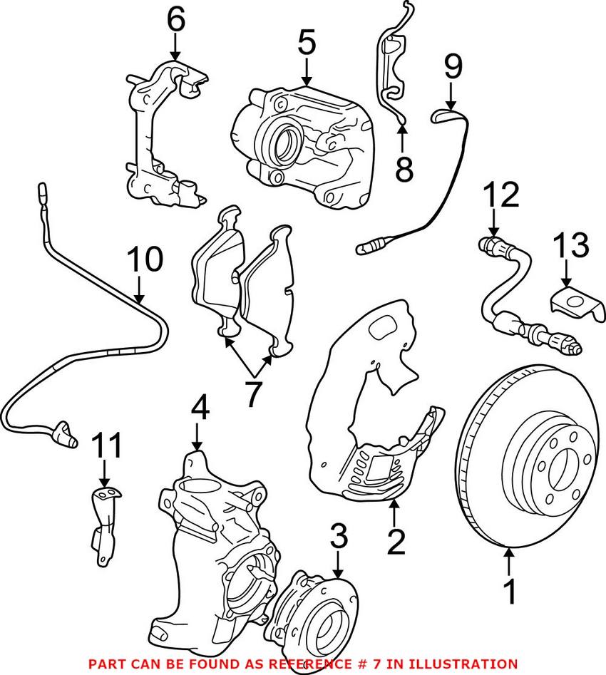 BMW Disc Brake Pad Set - Front 34112282165