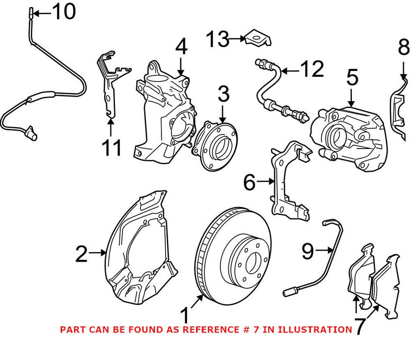 BMW Disc Brake Pad Set - Front 34112284065