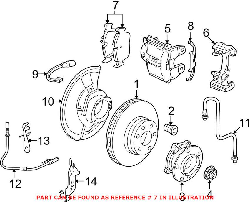 BMW Disc Brake Pad Set - Front 34116791514