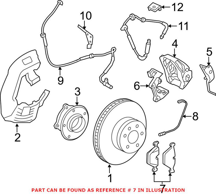 BMW Disc Brake Pad Set - Front 34116793021