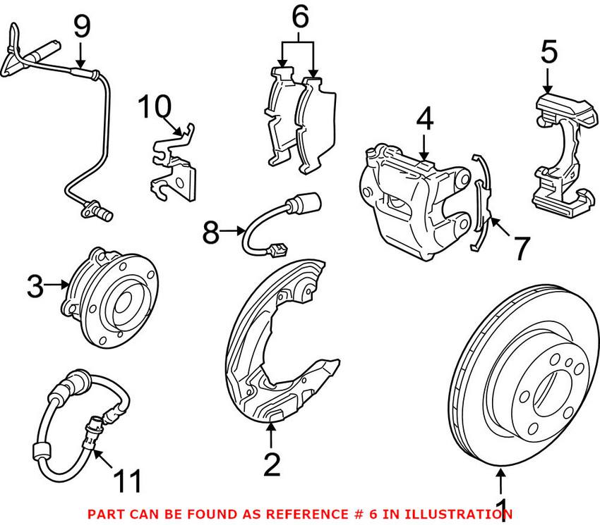 BMW Disc Brake Pad Set - Front 34116794920