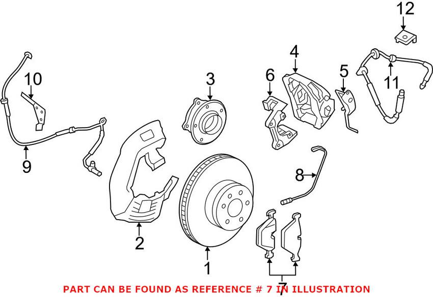 BMW Disc Brake Pad Set - Front 34116851269