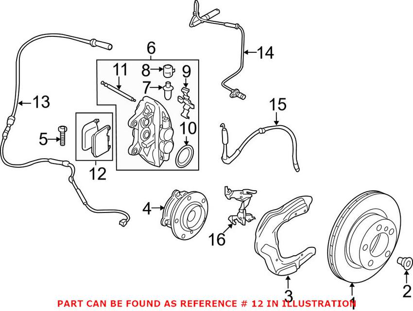 BMW Disc Brake Pad Set - Front 34116865460