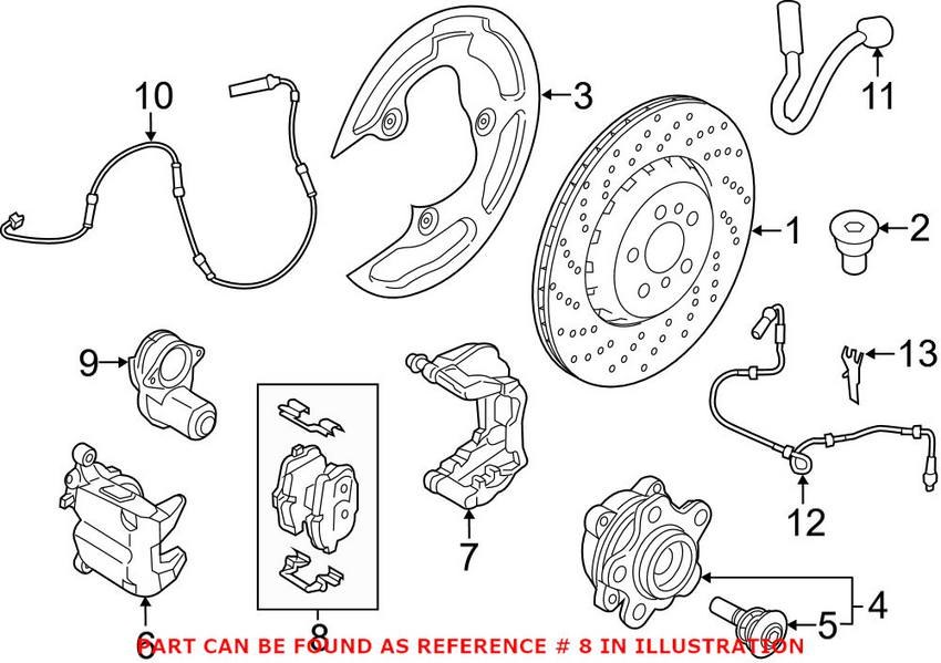 BMW Disc Brake Pad Set - Rear 34217991043