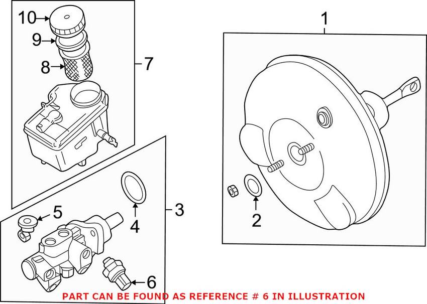 BMW Dynamic Stability Control Pressure Sensor 34521164458