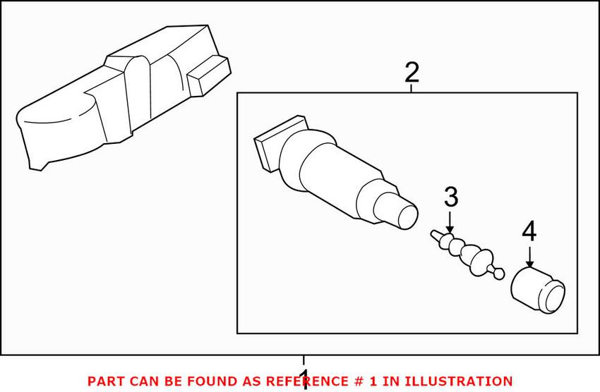 BMW Mini TPMS Sensor 36106881890