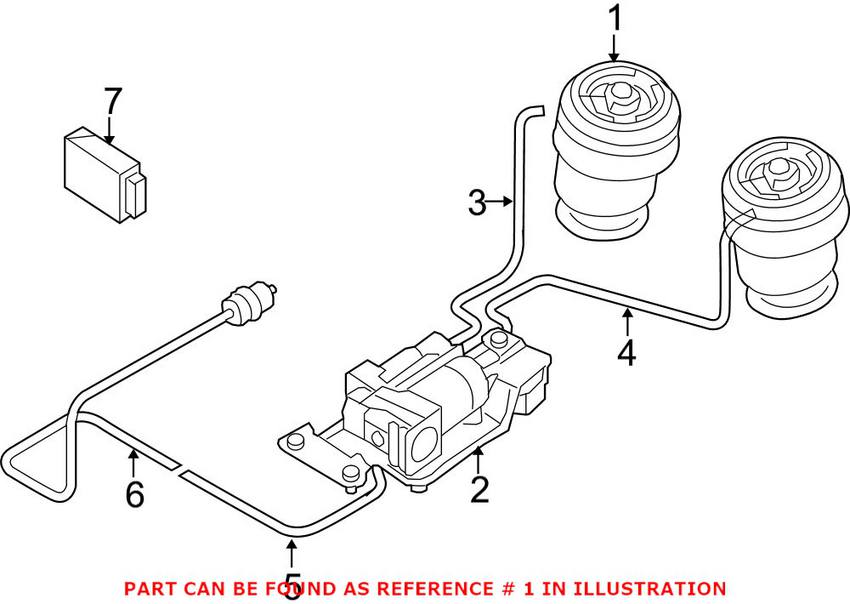 Air Spring - Rear