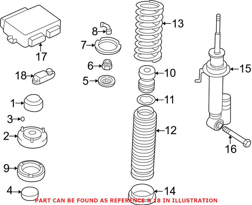 BMW Acceleration Sensor 37146781405 - Genuine BMW