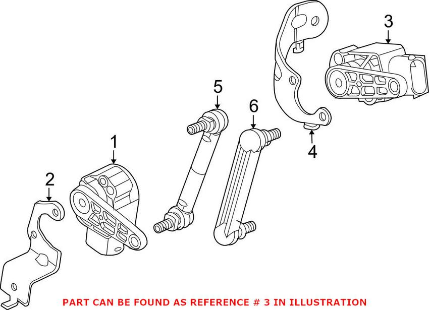 BMW Headlight Level Sensor 37146870200