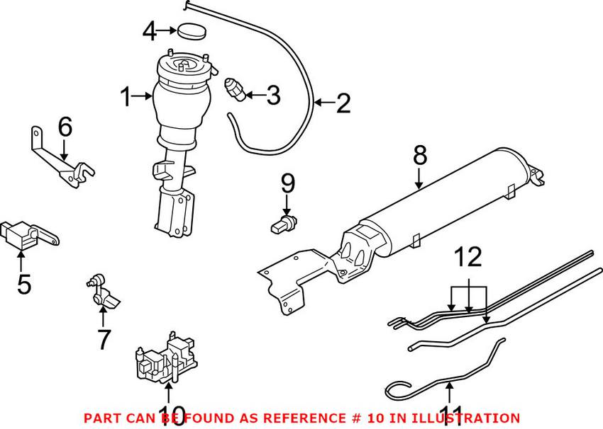 BMW Suspension Air Control Valve - Front 37246779713