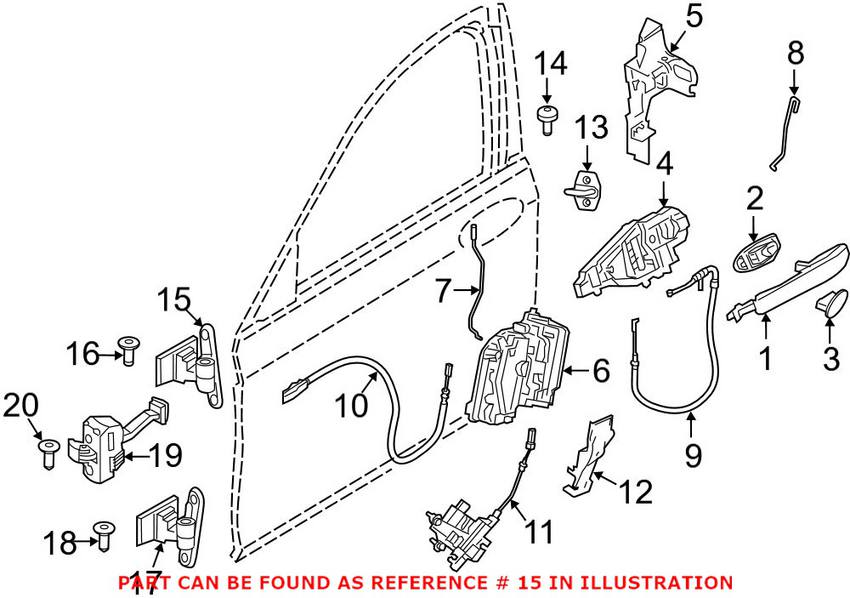 BMW Door Hinge 41517420094