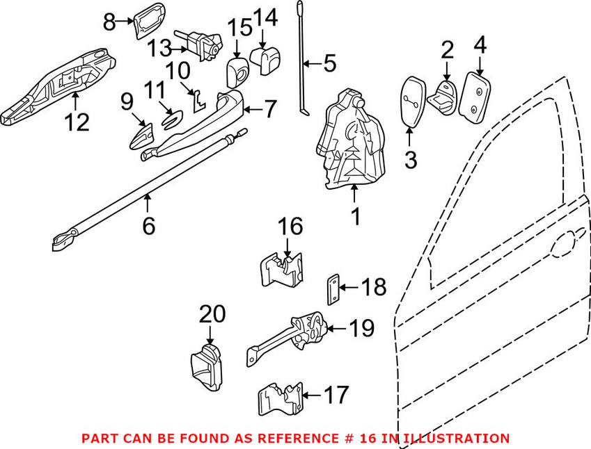 BMW Door Hinge - Front Driver Side Upper 41518240079