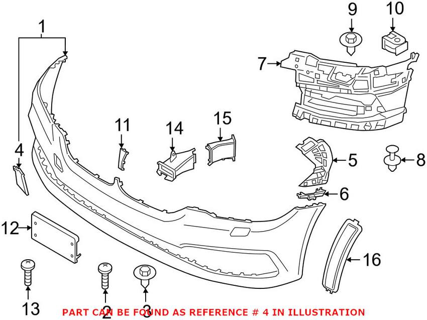 BMW Tow Hook Cover - Front 51117427448