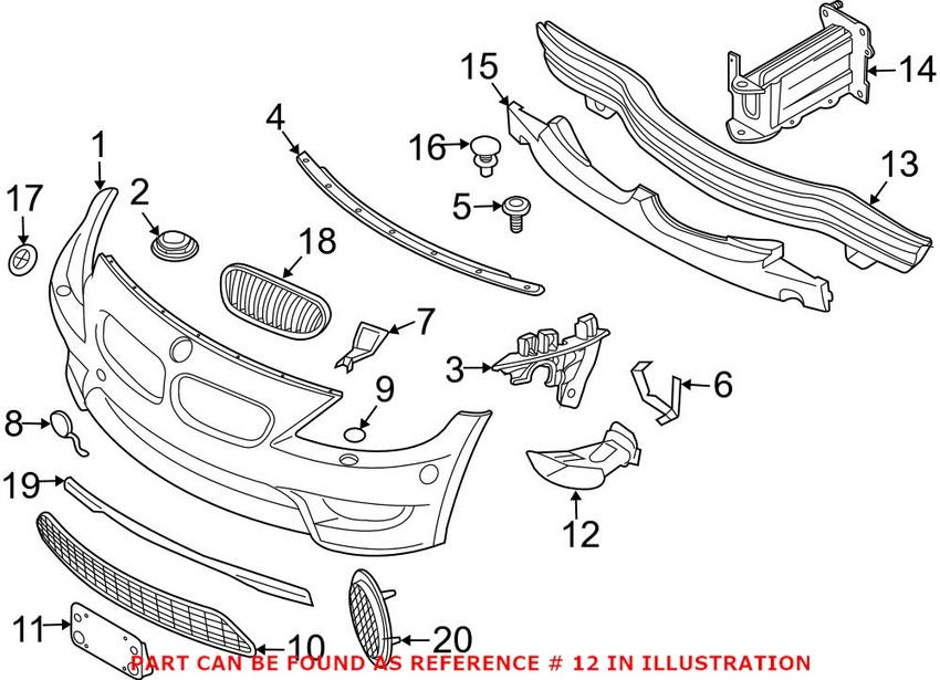 Brake Air Duct - Front Passenger Right