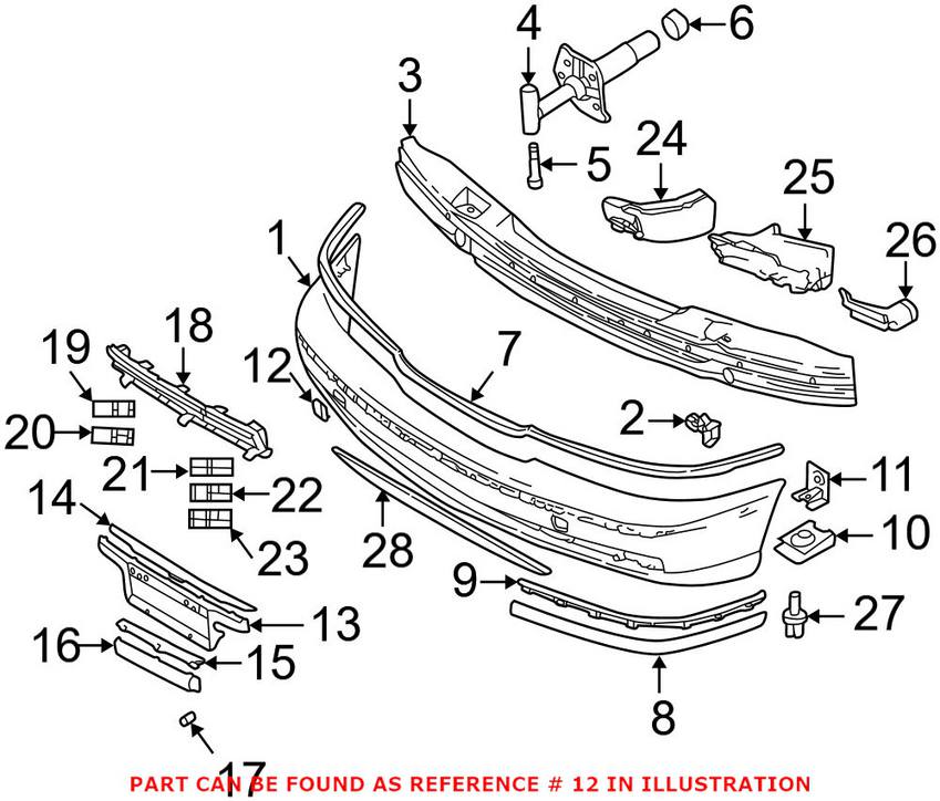 BMW Tow Hook Cover - Front (Un-painted) 51118212527