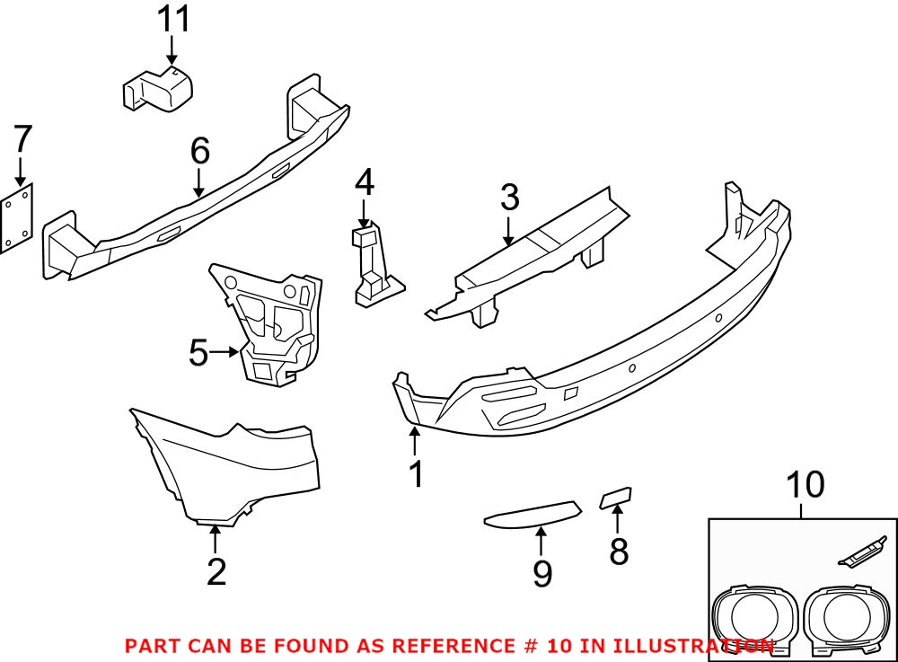 Exhaust Trim Kit - Rear