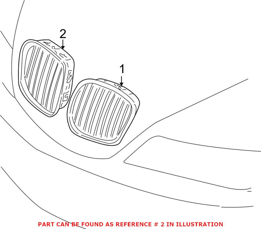 BMW Grille (Black) 51138397503