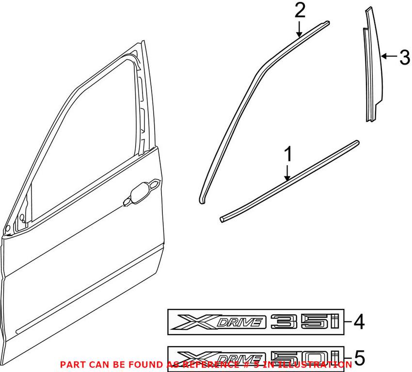 BMW Hatch Emblem 51147208561