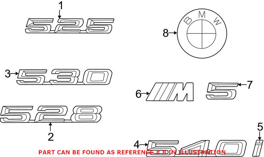 BMW Emblem - Rear (Roundel) 51148203864