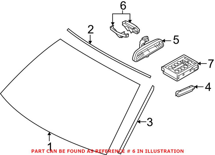 BMW Mirror Baseplate Cover Set 51167076129