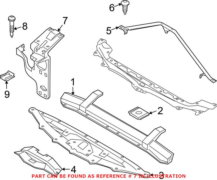 BMW Bracket - Driver Side 51647008847