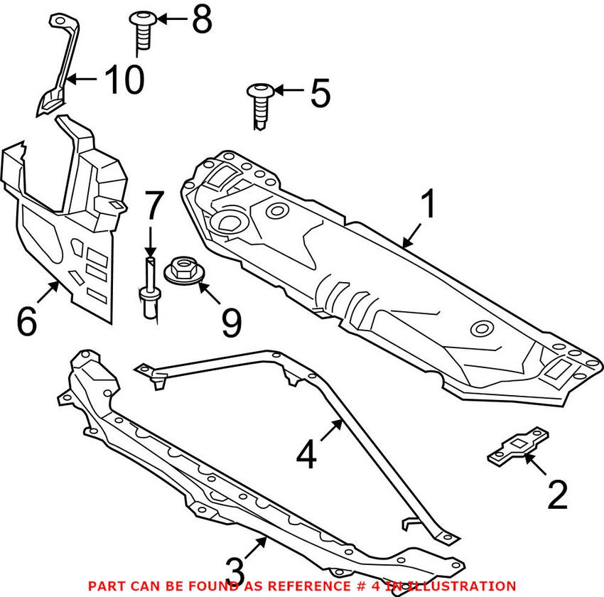 BMW Support 51647033745