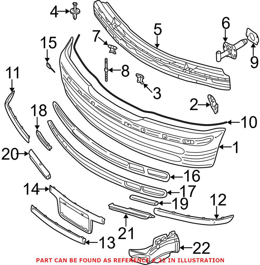 BMW Brake Duct - Front Passenger Side 51718197928