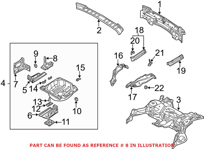 BMW Battery Tray 51718237364