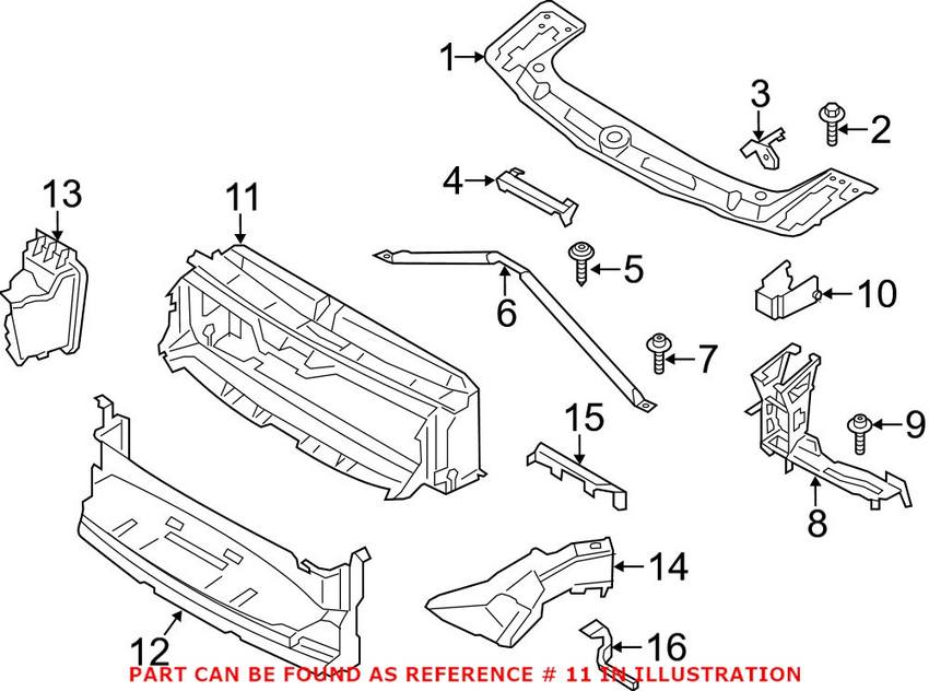 BMW Engine Air Duct 51747255413