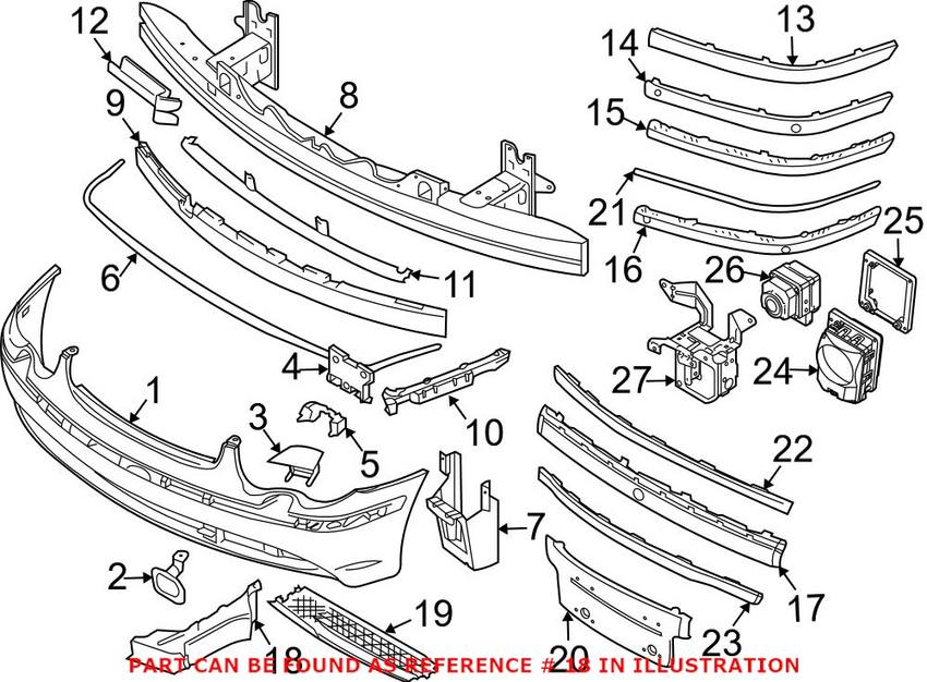 BMW Air Duct - Passenger Side 51757153784