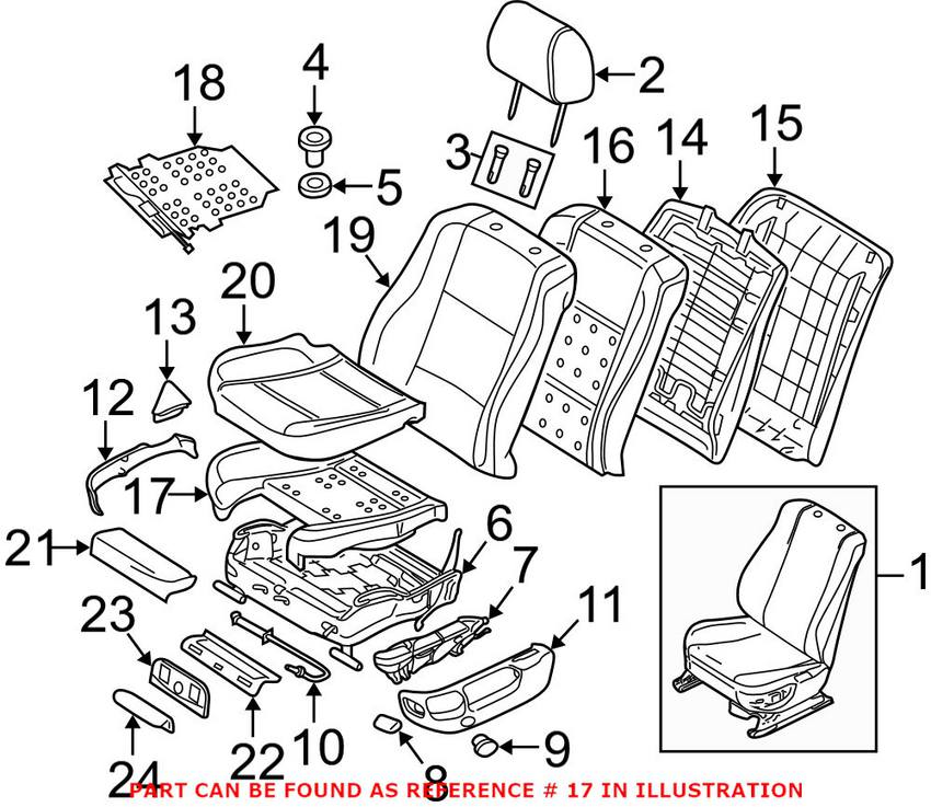 Seat Pad - Front