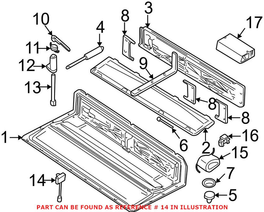 BMW Convertible Top Micro Switch 54318236846