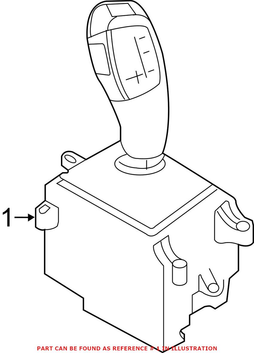 BMW Automatic Transmission Shift Lever 61317848611