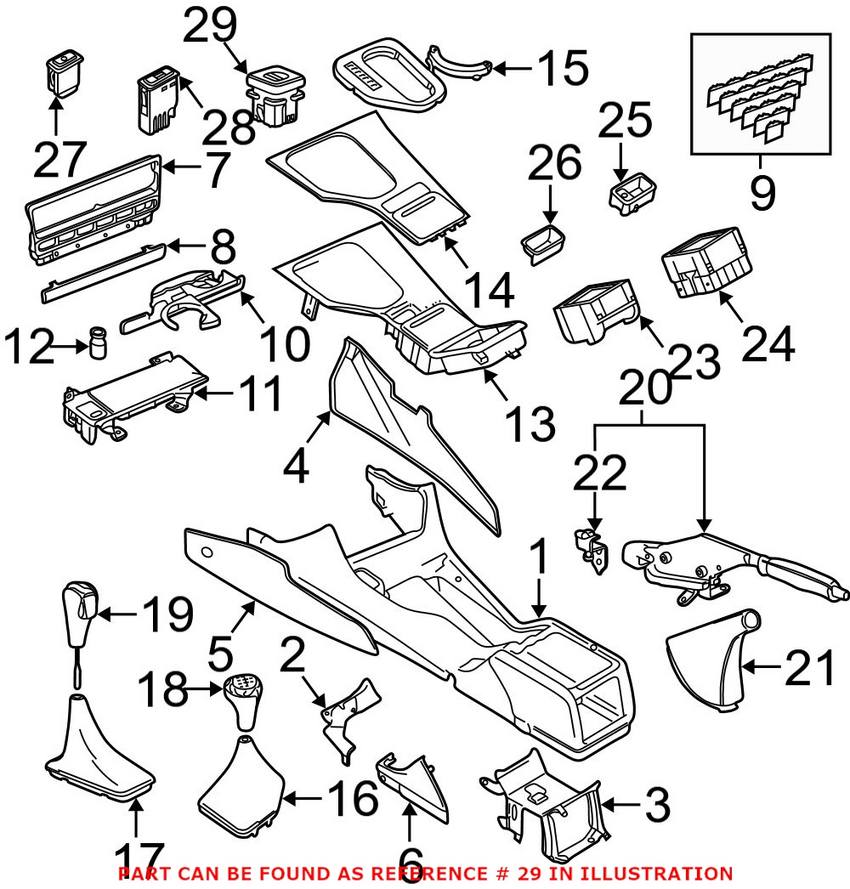 BMW Central Locking Switch 61318360828