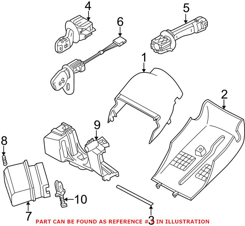 BMW Windshield Wiper Switch 61318363664