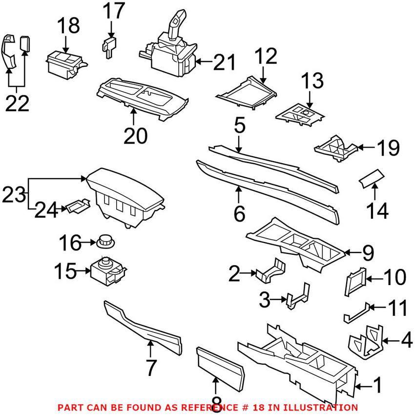 BMW Parking Brake Switch 61319156133