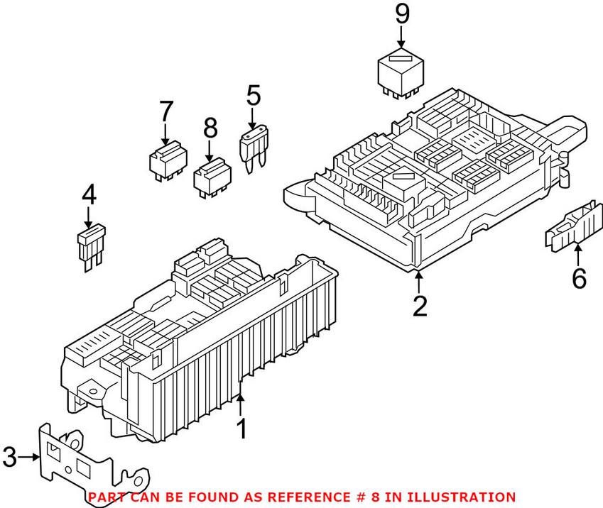 BMW Multi Purpose Relay (Green) 61366980177