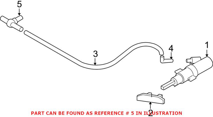 BMW Hose Line 61677117844