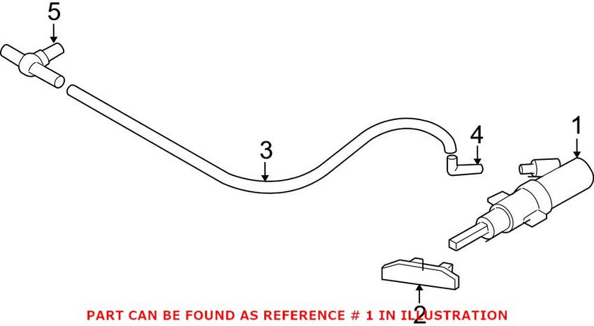 BMW Headlight Washer Nozzle 61677179311